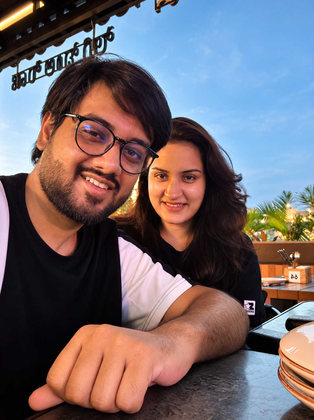 Divya and Tushar together