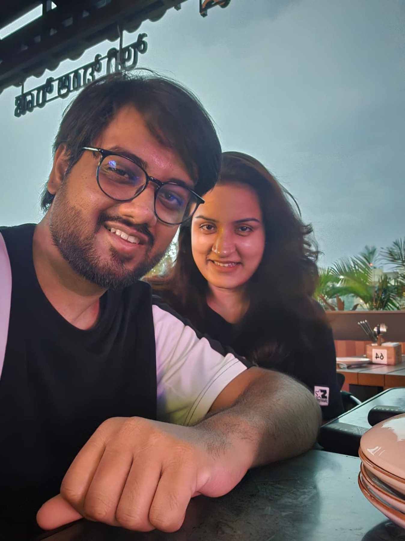 Divya and Tushar together